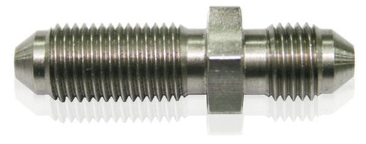 AF320-04 - -4AN S/S STRAIGHT BULKHEAD STAINLESS STEEL