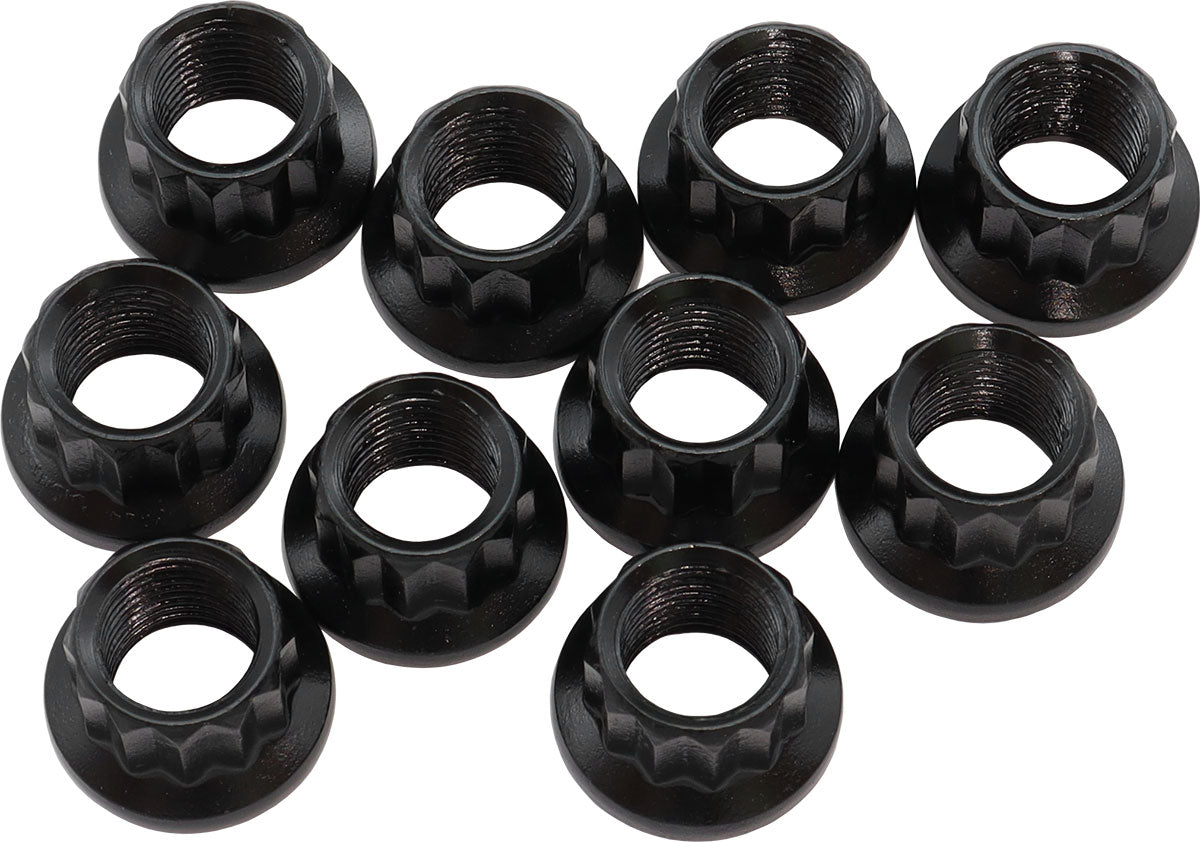 AF34-03-0011 - M10 x 1.25 NUT 17.8mm HEAD 12m10 PACK M10x1.25 12 POINT HEAD8740 Aeroflow - AF 34-03-0011