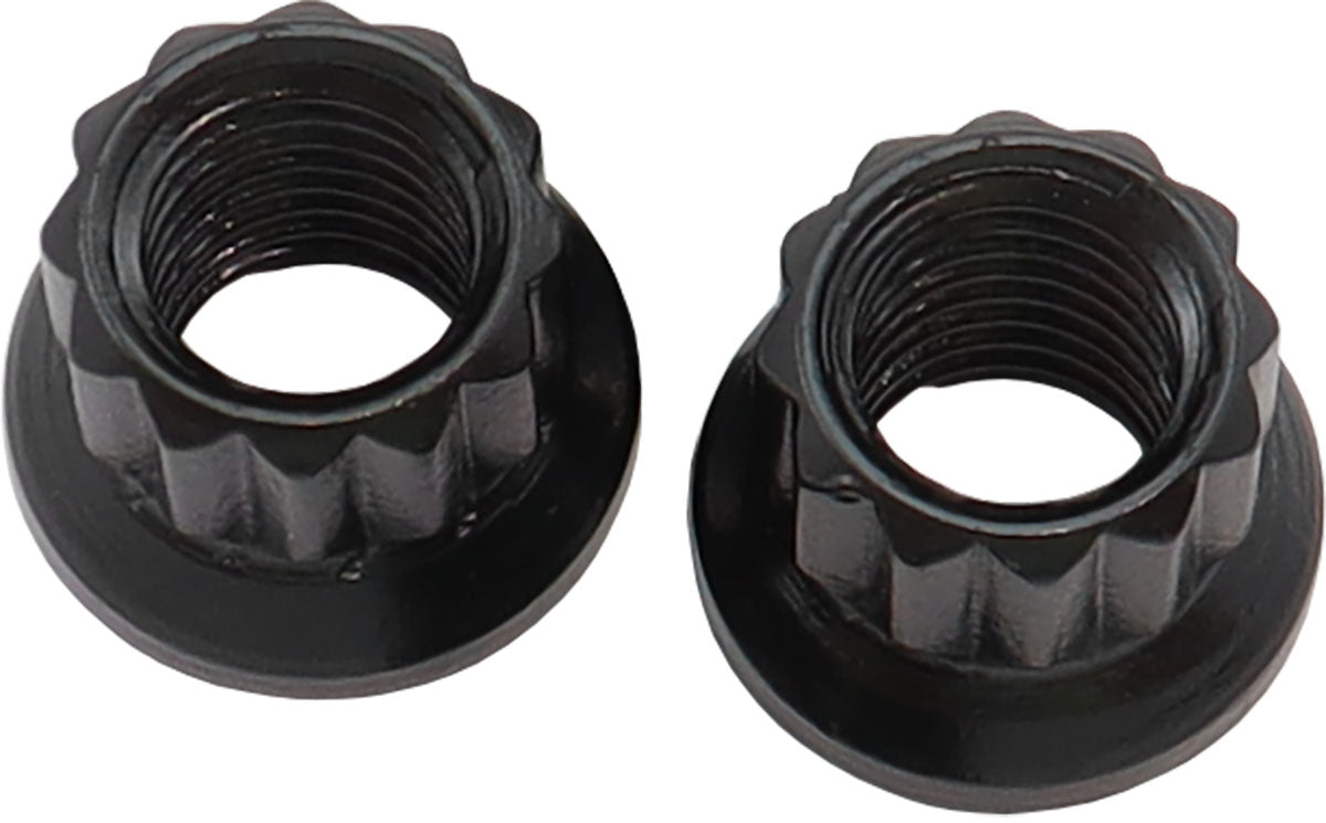 AF34-23-0010-2 - 1/4" UNC NUT .424" HEAD 8mm 2 PACK 1/4"-20 12 POINT HEAD 8740 Aeroflow - AF 34-23-0010-