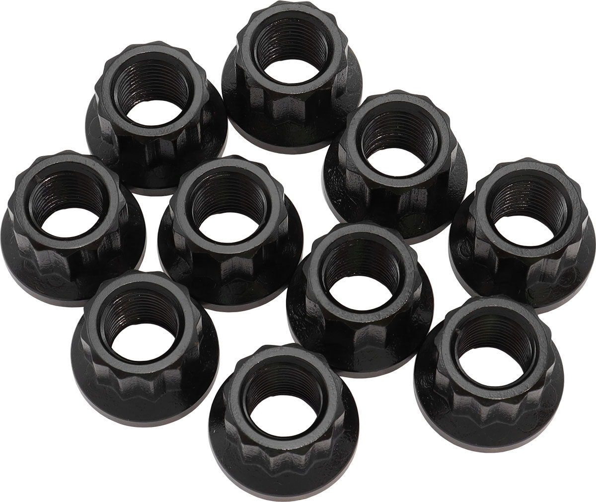 AF34-32-0011 - 1/2" UNF NUT .958" HEAD 17mm 10 PACK 1/2"-20 12 POINT HEAD 8740 Aeroflow - AF 34-32-0011