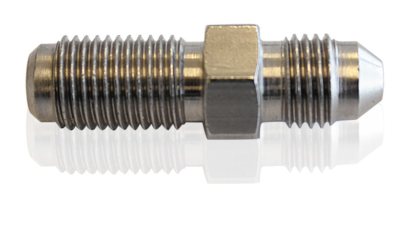 AF344-03 - -3AN to INVERTED M10 x 1.0MM STAINLESS MALE TO MALE