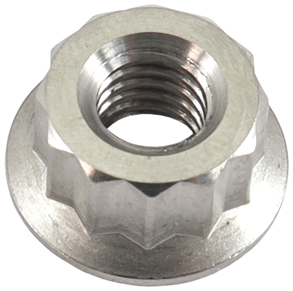 AF3501-0010 - M6x1.00mm TITANIUM NUT 12 POINT SINGLE M6 x 1.00