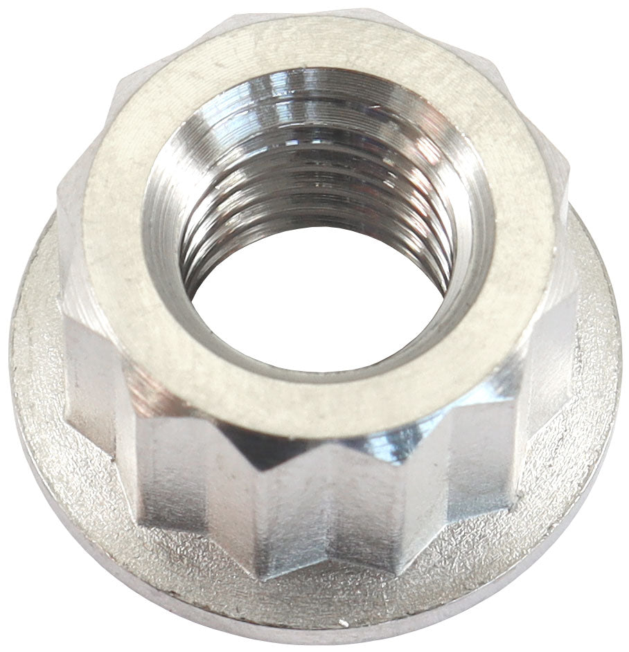 AF3502-0010 - M8x1.25mm TITANIUM NUT 12 POINT SINGLE M8 x 1.25