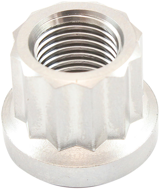 AF3505-0010 - M12x1.25mm TITANIUM NUT 12 POINT SINGLE M12 x 1.25