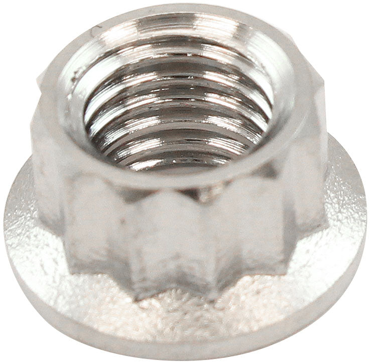 AF3510-0010 - 1/4" UNF TITANIUM NUT 12 POINT SINGLE 1/4"-28