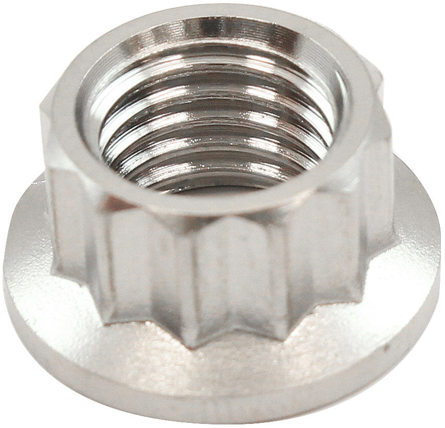 AF3513-0010 - 5/16" UNF TITANIUM NUT 12 POINT SINGLE 5/16"-24
