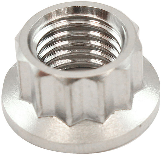 AF3514-0010 - 3/8" UNC TITANIUM NUT 12 POINT SINGLE 3/8-16"
