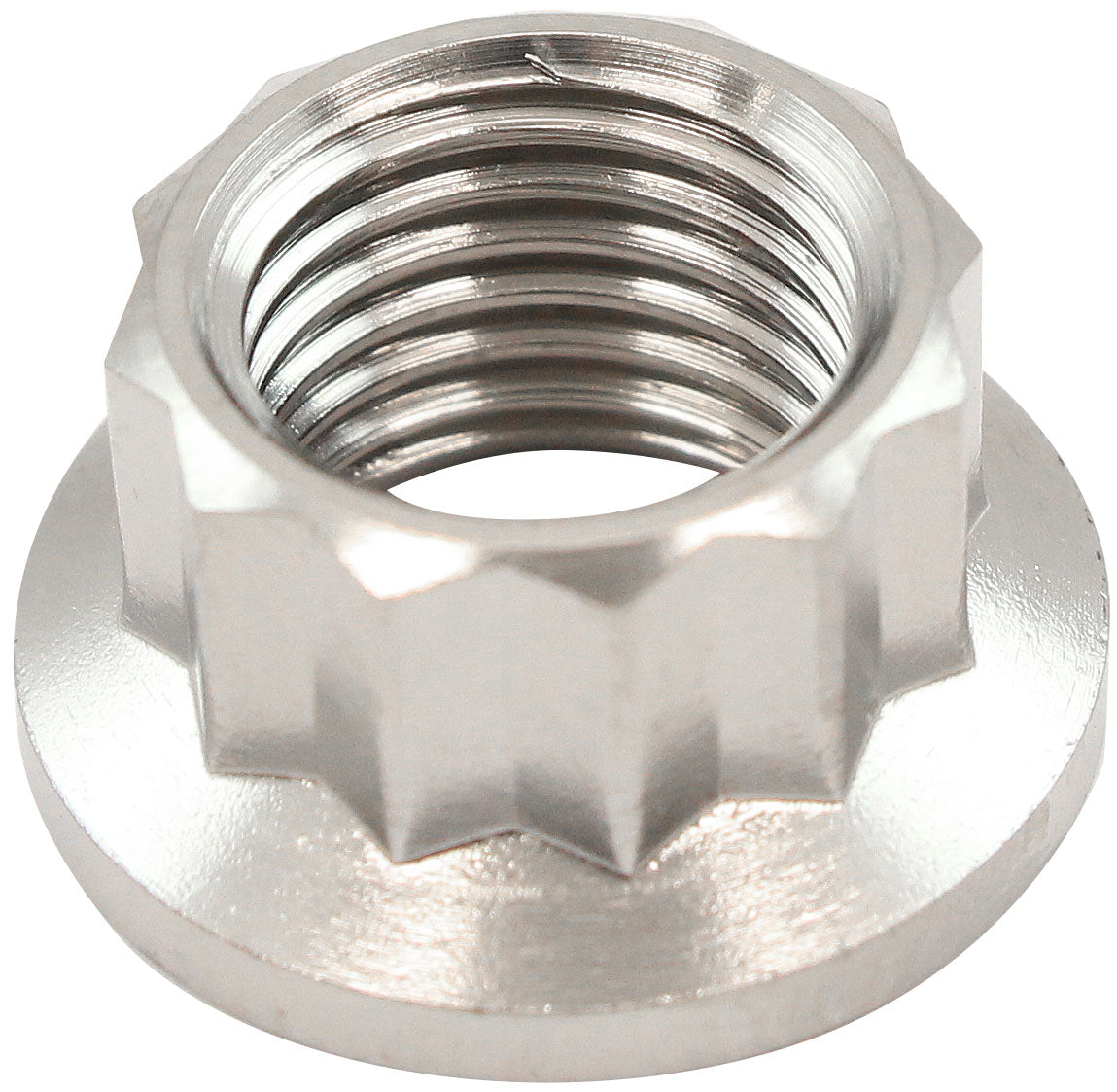 AF3515-0010 - 3/8" UNF TITANIUM NUT 12 POINT SINGLE 3/8"-24