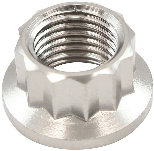 AF3515-0010 - 3/8" UNF TITANIUM NUT 12 POINT SINGLE 3/8"-24