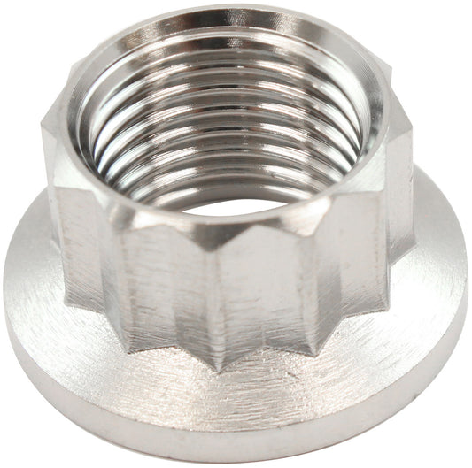 AF3519-0010 - 1/2" UNF TITANIUM NUT 12 POINT SINGLE 1/2"-20