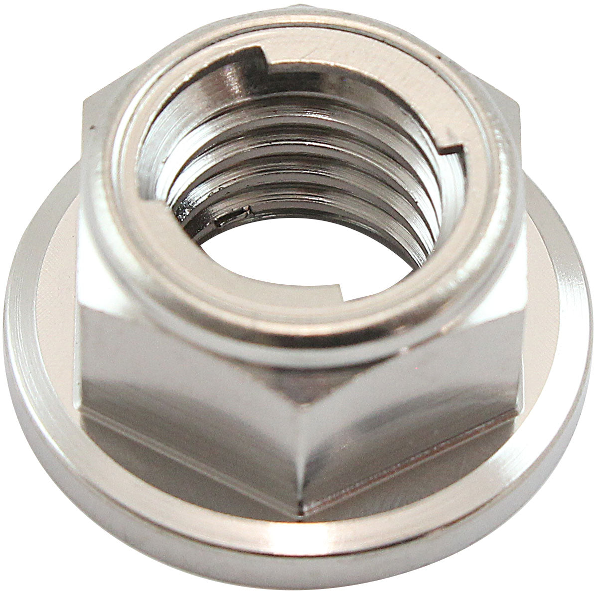 AF3602-0010 - M8x1.25mm TITANIUM LOCKING NUT6 POINT HEX SINGLE M8 x 1.25