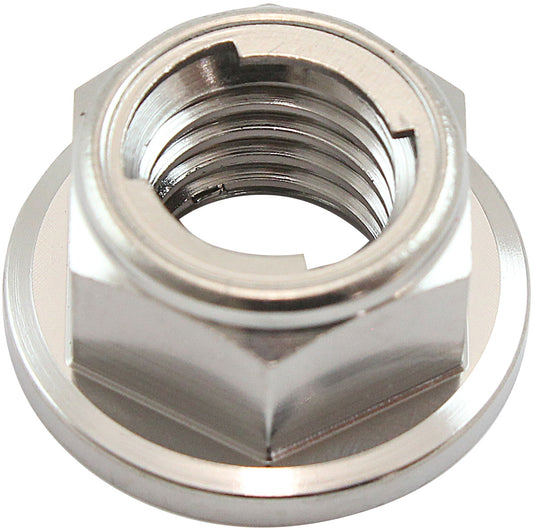 AF3602-0010 - M8x1.25mm TITANIUM LOCKING NUT6 POINT HEX SINGLE M8 x 1.25