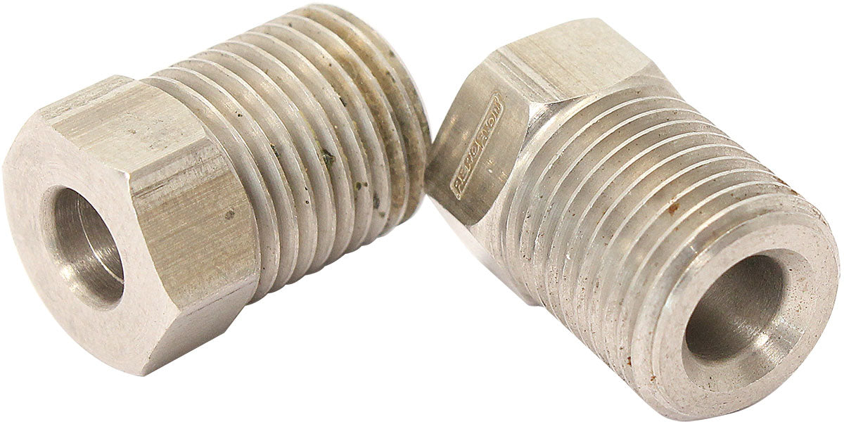 AF365 - S/S INVERTED FLARE TUBE NUT 3/16" HARD LINE TO 7/16-24