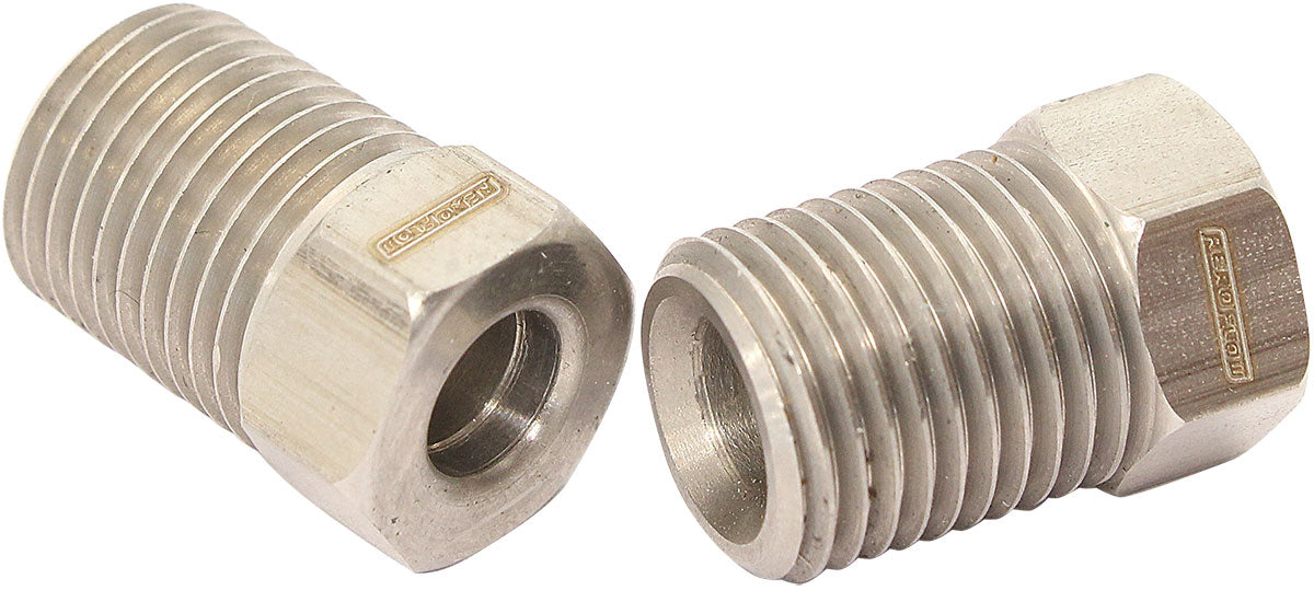 AF366 - S/S INVERTED FLARE TUBE NUT 3/16" HARD LINE TO M10 X 1.0MM