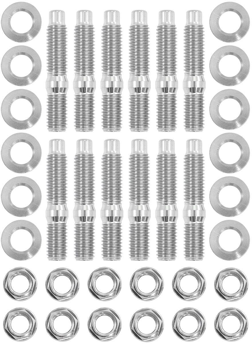 AF3699-2001 - NISSAN RB26 HEADER STUD KIT TITANIUM 6 POINT HEX HEAD TURBO EXHAUST - AF 3699-2001