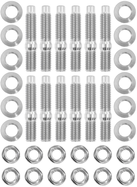 AF3699-2001 - NISSAN RB26 HEADER STUD KIT TITANIUM 6 POINT HEX HEAD TURBO EXHAUST - AF 3699-2001