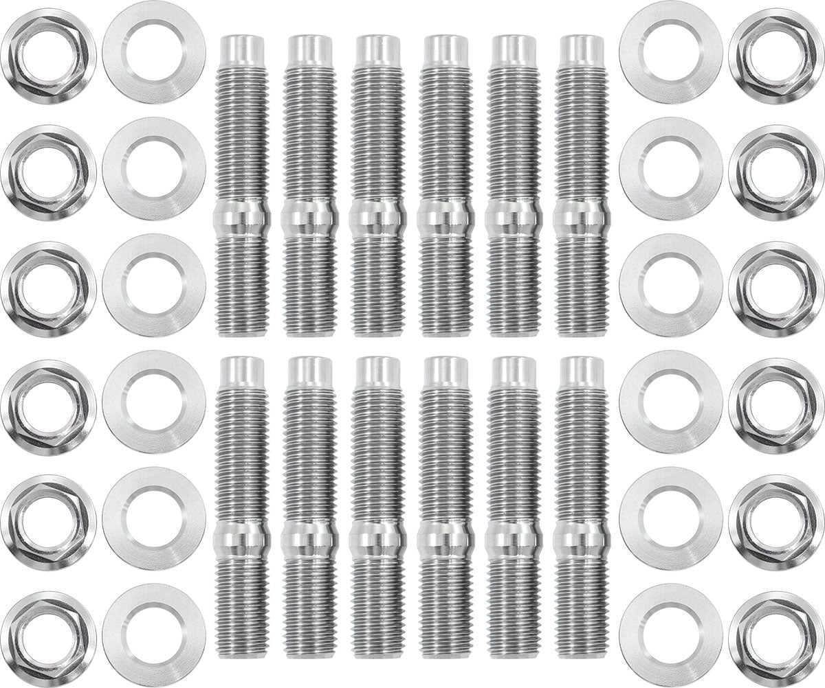 AF3699-2301 - TOYOTA 2JZ HEADER STUD KIT TITANIUM 6 POINT HEX HEAD TURBO EXHAUST - AF 3699-2301