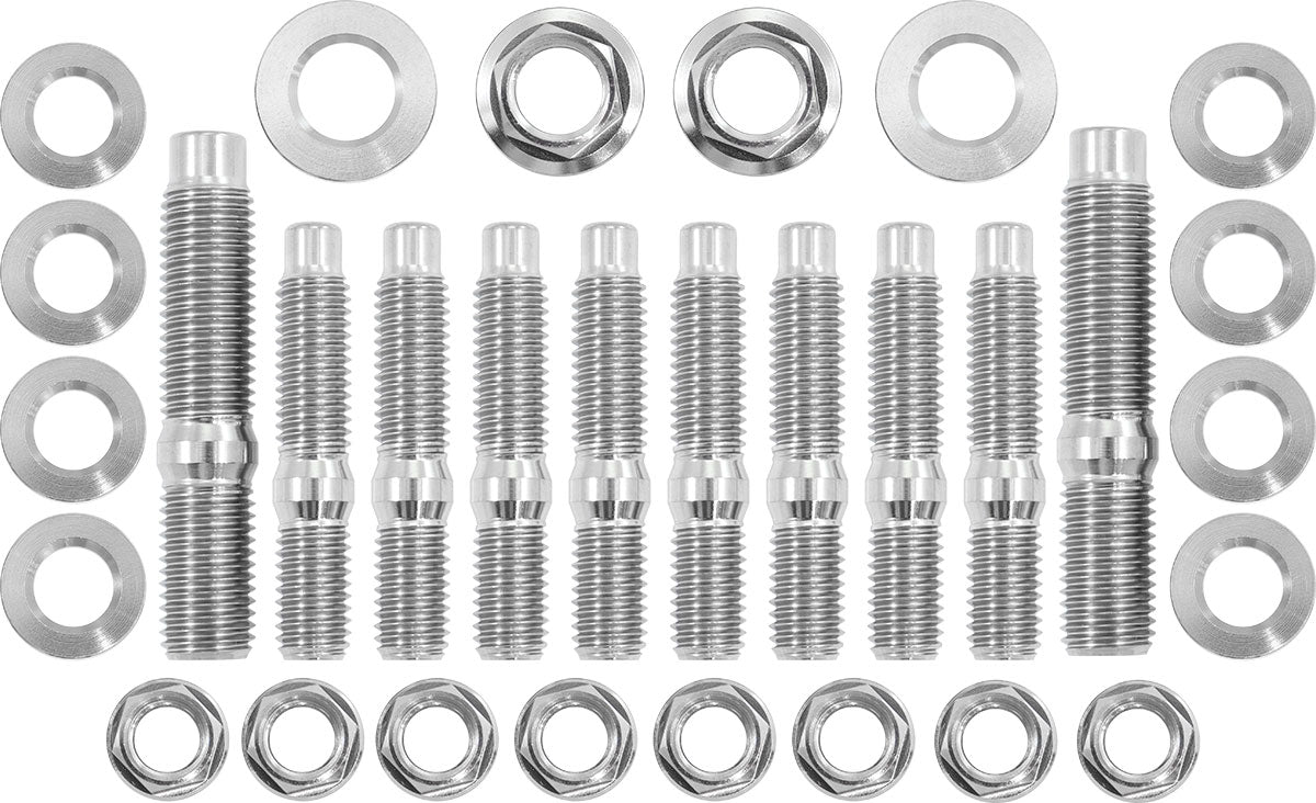 AF3699-2401 - MITSUBISHI EVO HEADER STUD KITTITANIUM 6 POINT HEX HEAD 4G63TURBO EXHAUST - AF 3699-2401