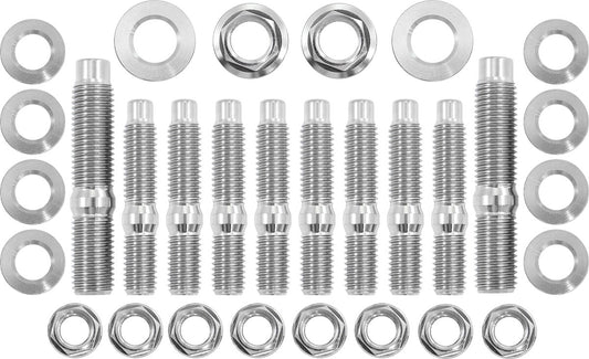 AF3699-2401 - MITSUBISHI EVO HEADER STUD KITTITANIUM 6 POINT HEX HEAD 4G63TURBO EXHAUST - AF 3699-2401