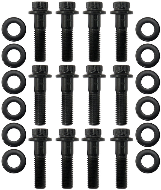 AF37-1013 - GM LS HEADER BOLTS LONG PACK 12 M8 1.181" UHL 30mm