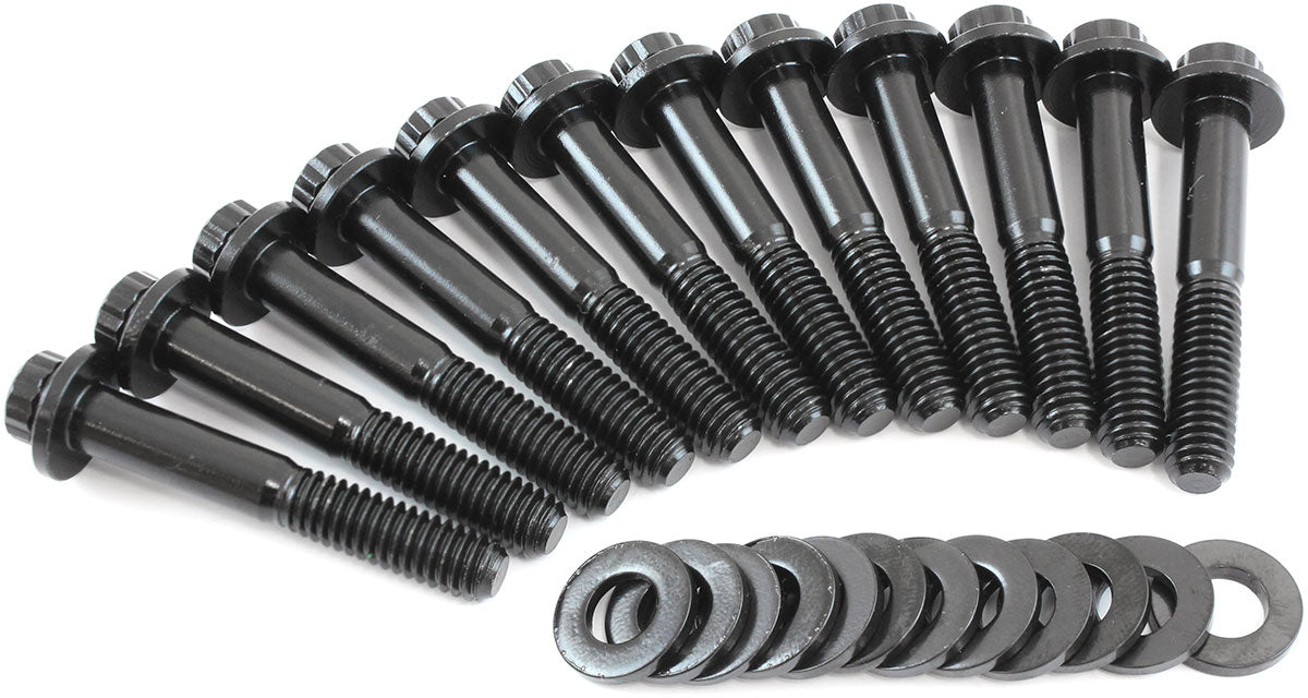 AF37-1210 - SMALL BLOCK FORD INTAKE BOLTS 289 302 351 WINDSOR 12 POINT 12 PACK Aeroflow - AF37-1210