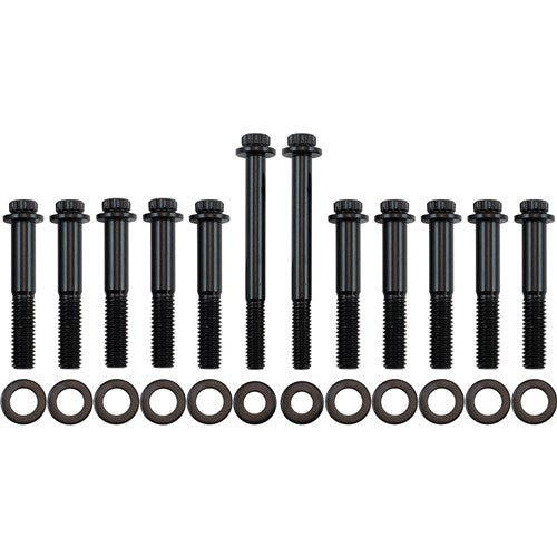 AF37-1211 - Ford 351 Cleveland Intake Bolts - Black Finish