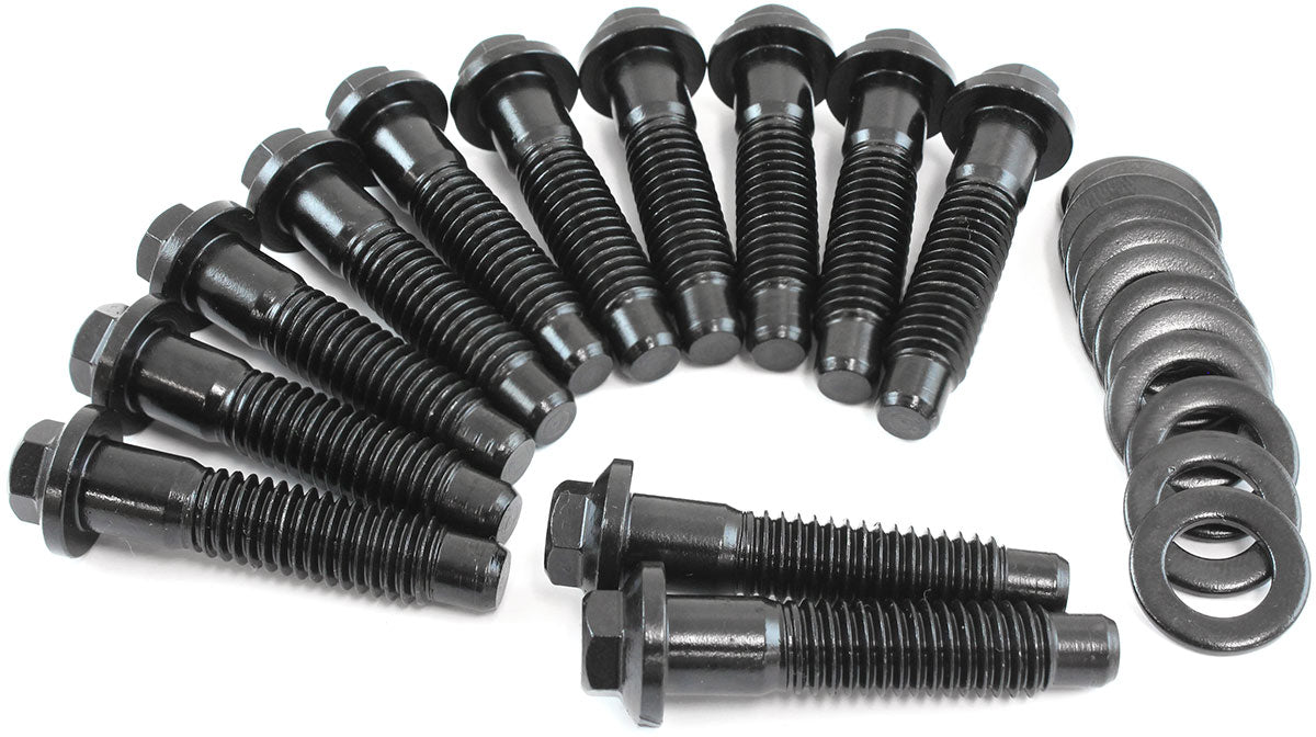 AF37-1215 - CHRYSLER INTAKE BOLTS BLACK 12POINT HEAD SMALL BIG BLOCK