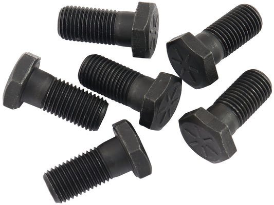 AF37-1300 - FLYWHEEL BOLTS 7/16-20 1" UHL CHEV FORD PACK OF 6