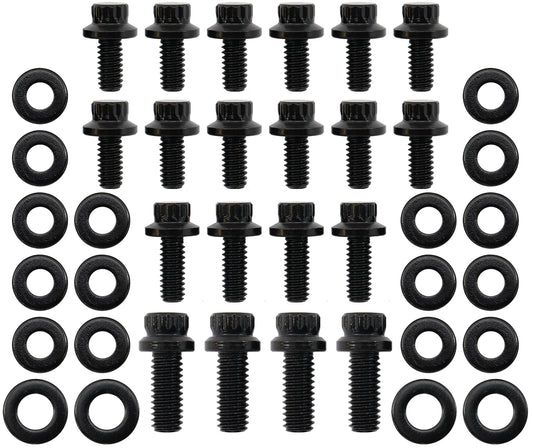 AF37-2365 - HOLDEN V8 OIL PAN BOLT KIT 12 POINT BLACK 253 308 304