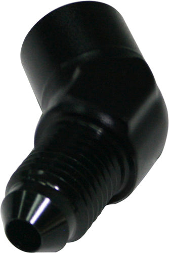 AF371-03BLK - 45 Deg Female 1/8 NPT to -3 Black