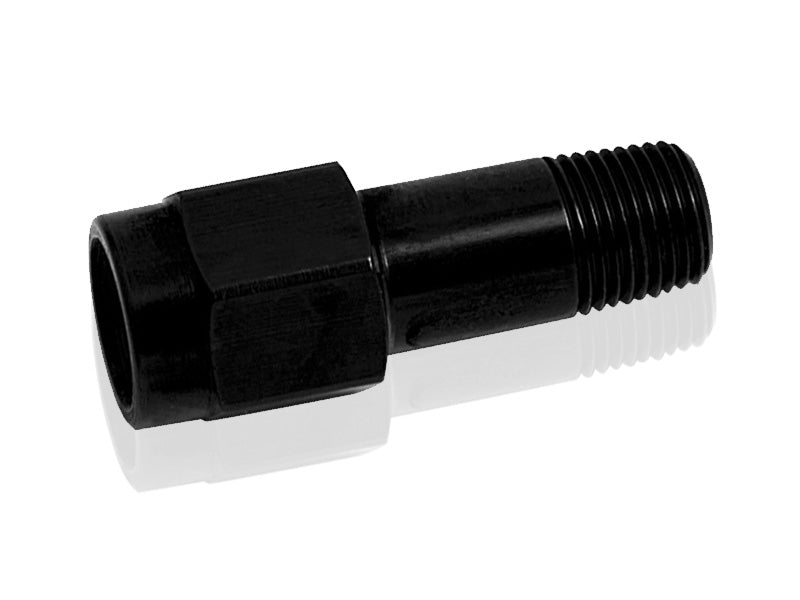 AF372-04BLK - 1/4" NPT EXTENSION BLACK MALE TO FEMALE