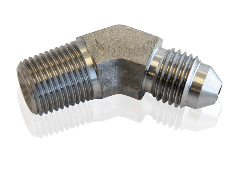 AF382-04 - S/S 45 DEG 1/8" NPT TO -4AN