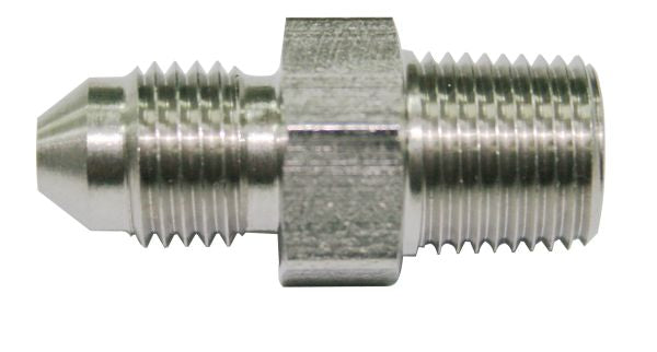 AF384-03 - 1/8" BSP to -3AN STRAIGHT STAINLESS STEEL (MALPASSI)
