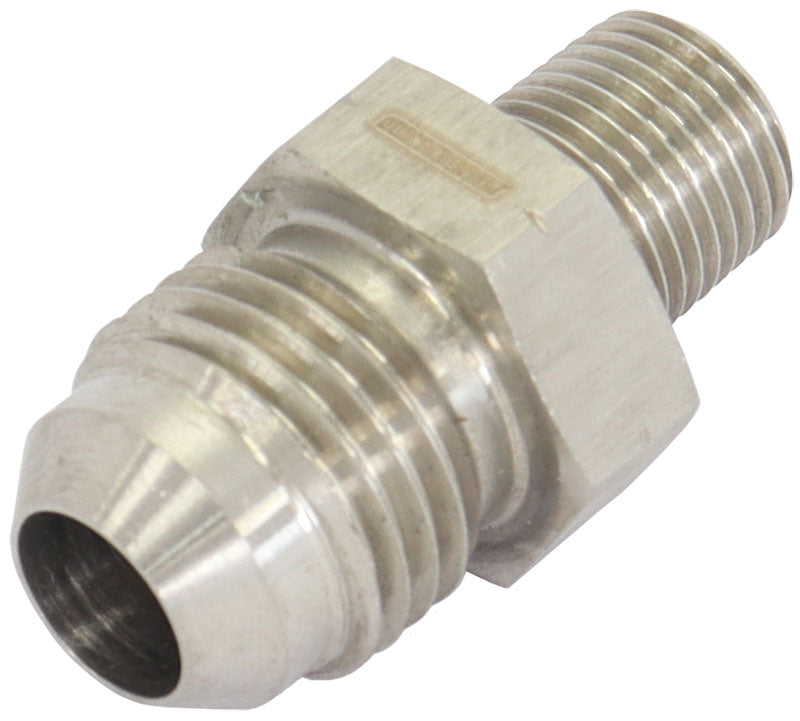 AF384-06 - 1/8" BSP to -6AN STRAIGHT STAINLESS STEEL