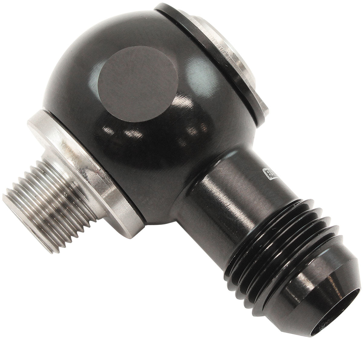AF392-06-02 - 1/8" NPT BANJO KIT -6AN S/S BOLT ADAPTER BLACK ALLOY