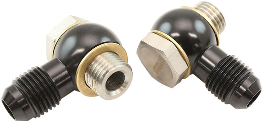 AF397-06 - 1/4" NPSM BANJO KIT -6AN S/S 1/4-18 TH400 TRANS FITTIN PAIRALLOY Aeroflow - AF 397-06