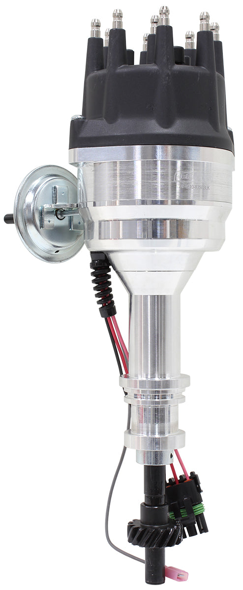 AF4010-8350BLK - FORD 302 351C 429 460 READY TO RUN, VAC ADVANCE BLACK CAP DIST - AF 4010-8350BLK