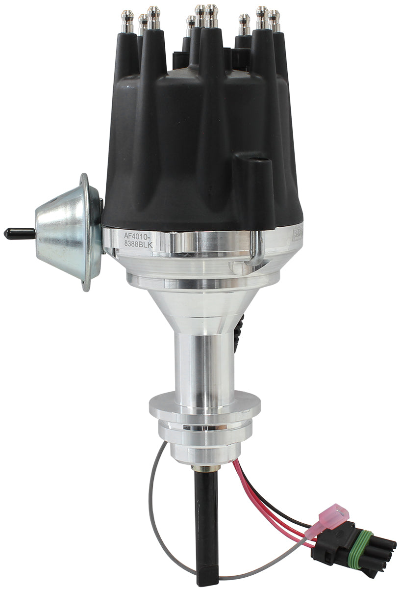 AF4010-8388BLK - SB CHRYSLER 318 READY TO RUN VAC ADVANCE BLACK CAP DIST 340