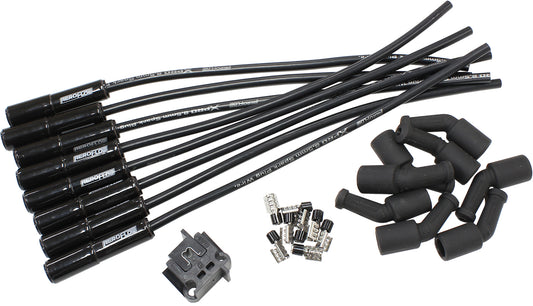 AF4038-32073C - CERAMIC GM LS UNIVERSAL SPARK PLUG LEAD SET BLACK LS1 LS2
