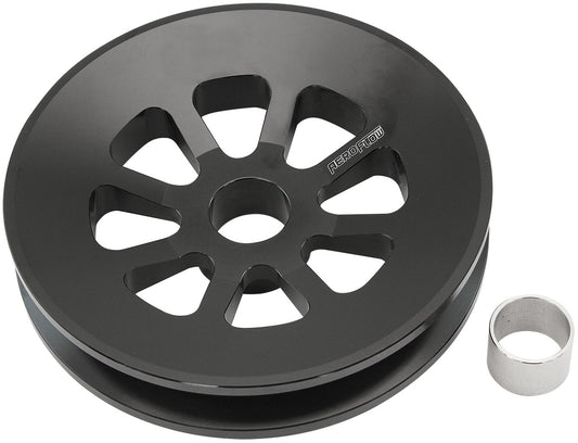 AF4080-0000BLK - LARGE ALTERNATOR PULLEY CHEV FORD AC DELCO OE STYLE BLACK