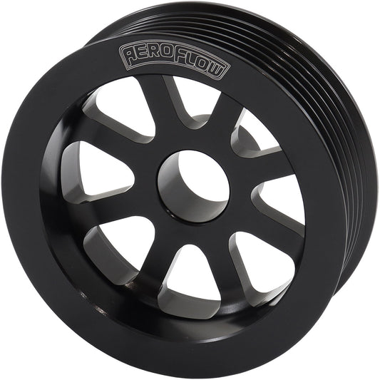 AF4080-0005BLK - LARGE ALTERNATOR PULLEY 4G63 MITSUBISHI EVO ONLY BLACK 3"