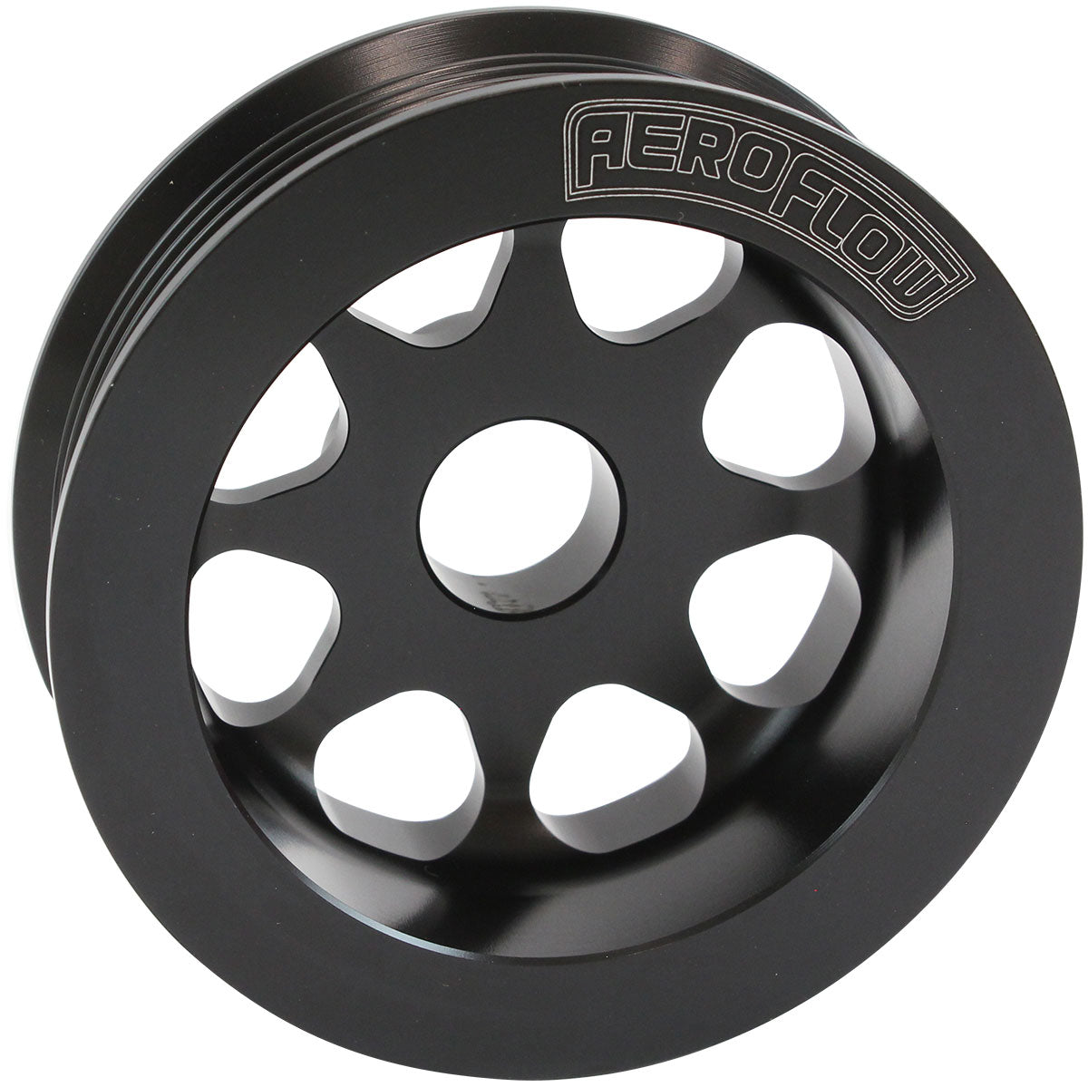 AF4080-0006BLK - LARGE ALTERNATOR PULLEY 2JZ TOYOTA 1JZ BLACK 3.3" 82mm