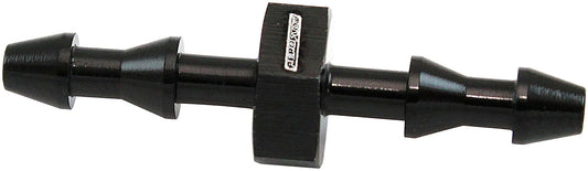 AF410-01BLK - 3mm PUSH LOCK BARB JOINER BLACK 1/8" MALE TO MALE BARB