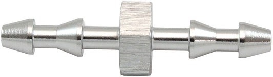 AF410-01S - 3mm PUSH LOCK BARB JOINER SILVER 1/8" MALE TO MALE BARB