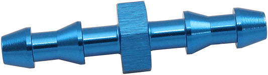 AF410-02 - 4mm PUSH LOCK BARB JOINER BLUE 5/32" MALE TO MALE BARB