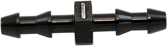 AF410-02BLK - 4mm PUSH LOCK BARB JOINER BLACK 5/32" MALE TO MALE BARB