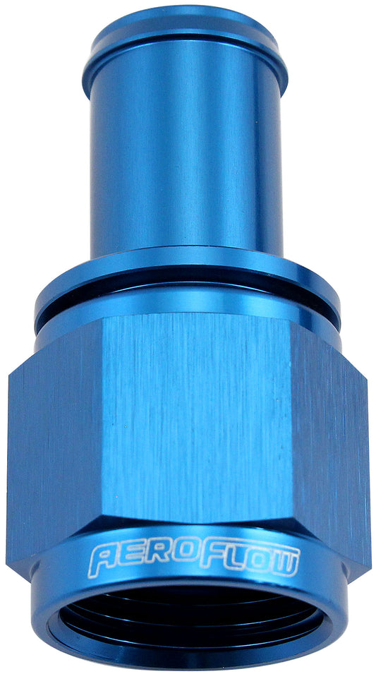 AF411-10 - FEMALE -10AN TO 5/8" BARB BLUE WITH TUBE NUT