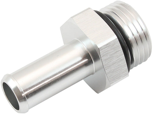 AF414-10-05S - -10ORB TO 5/16" PUSH ON BARB SILVER