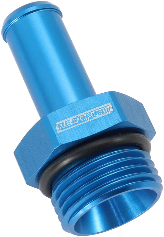 AF414-10-08 - -10ORB TO 1/2" PUSH ON BARB BLUE STRAIGHT BARB