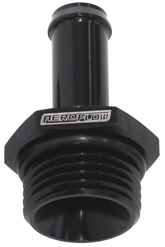 AF414-12-08BLK - -12ORB TO 1/2" PUSH ON BARB BLACK